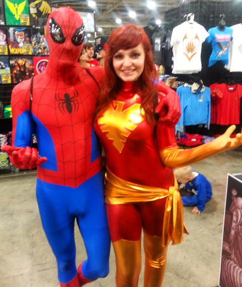 Phoenix spider cosplay