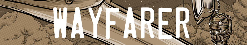 surreal modern fantasy webcomic wayfarer